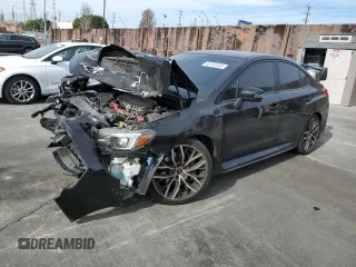 2020 Subaru WRX STI with VIN JF1VA2S6XL9819023, listed as a Copart auction lot 42232345 with 53,257 mi miles and Salvage Title. Bid and sale history available at carsss.com. Image 1.