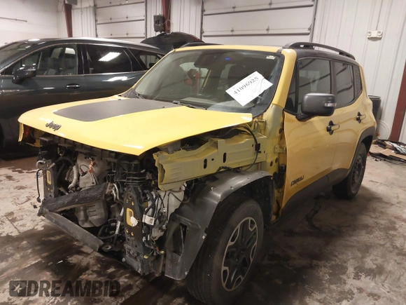 2017 Jeep Renegade Trailhawk с VIN ZACCJBCB5HPE55998, выставлен на аукционе IAAI как лот 41096925 с пробегом 99 103 миль миль и . История ставок и продаж доступна на DreamBid. Изображение 18.