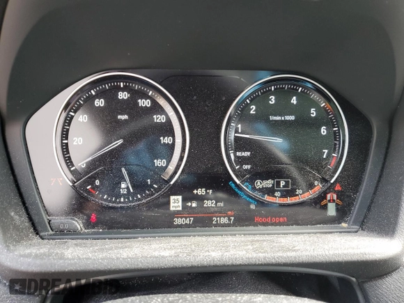 2019 BMW X2 xDrive28i with VIN WBXYJ5C56K5N77676, listed as a Copart auction lot 49628275 with 38,047 mi miles and Salvage Title. Bid and sale history available at carsss.com. Image 9.