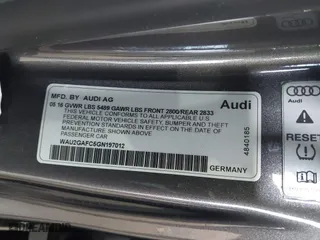 2016 Audi A7 3.0 Prestige with VIN WAU2GAFC5GN197012, listed as a IAAI auction lot 41908607 with 86,084 mi miles. Bid and sale history available at carsss.com. Image 9.
