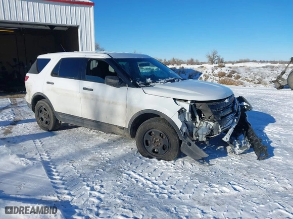 2015 Ford Utility Police Interceptor with VIN 1FM5K8AR5FGC42595, listed as a IAAI auction lot 41202194 with 94,123 mi miles. Bid and sale history available at carsss.com. Image 1.