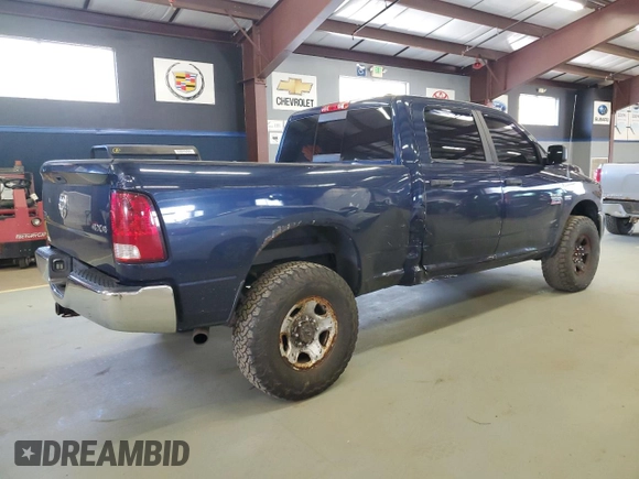 2012 Ram 2500 SLT with VIN 3C6TD5DT2CG320723, listed as a Copart auction lot 55232385 with 125,595 mi miles and Salvage title. Bid and sale history available at DreamBid. Image 3.