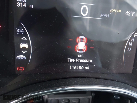 2019 Jeep Grand Cherokee Overland with VIN 1C4RJFCG6KC726690, listed as a IAAI auction lot 41421299 with 116,190 mi miles. Bid and sale history available at carsss.com. Image 7.