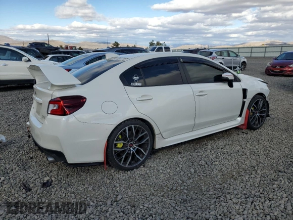 2020 Subaru WRX STI with VIN JF1VA2E65L9821158, listed as a Copart auction lot 47175655 with 48,632 mi miles and Salvage title. Bid and sale history available at DreamBid. Image 3.
