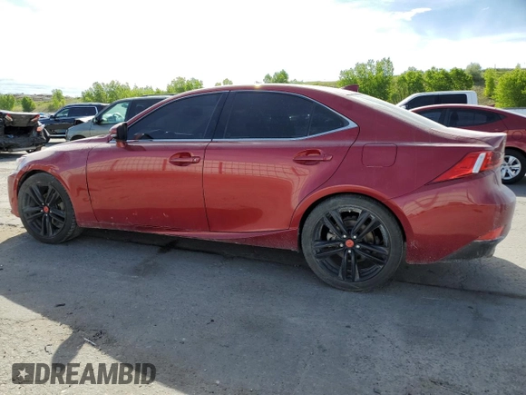 2014 Lexus IS 250 with VIN JTHCF1D23E5002900, listed as a Copart auction lot 57268055 with 166,819 mi miles and Salvage title. Bid and sale history available at DreamBid. Image 2.