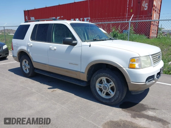 2002 Ford Explorer Eddie Bauer with VIN 1FMDU74W32ZA71149, listed as a IAAI auction lot 42190004 with 241,461 mi miles and . Bid and sale history available at DreamBid. Image 1.