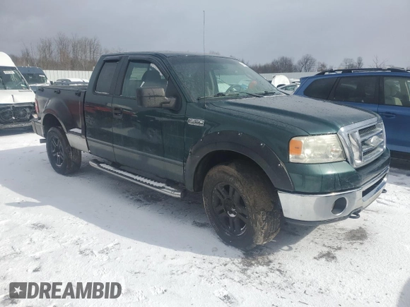 2008 Ford F-150 XLT with VIN 1FTPX14518FA54762, listed as a Copart auction lot 48079785 with 147,391 mi miles and Clean Title. Bid and sale history available at carsss.com. Image 4.