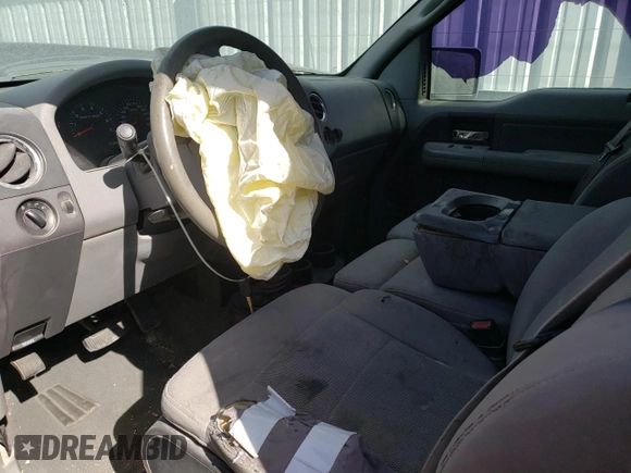2006 Ford F-150 STX with VIN 1FTRX14W26KD78017, listed as a Copart auction lot 46853235 with 196,436 mi miles and Salvage Title. Bid and sale history available at carsss.com. Image 7.