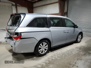 2017 Honda Odyssey EX-L with VIN 5FNRL5H65HB014638, listed as a Copart auction lot 48861475 with 97,788 mi miles and Salvage Title. Bid and sale history available at DreamBid. Image 3.