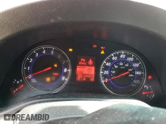2009 Infiniti G37 Journey with VIN JNKCV61E59M306286, listed as a Copart auction lot 54976105 with 246,013 mi miles and Salvage Title. Bid and sale history available at DreamBid. Image 9.