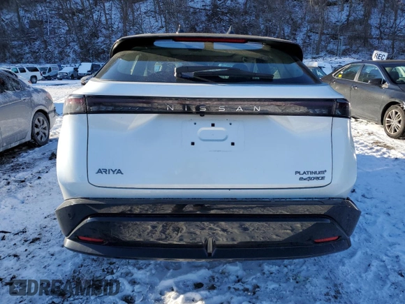 2023 Nissan ARIYA Platinum+ z VIN JN1DF0CD7PM701641, wystawiony jako Copart lot #37471954 z przebiegiem Nie podano mil oraz . Historia ofert i sprzedaży dostępna na DreamBid. Obrazek 6.