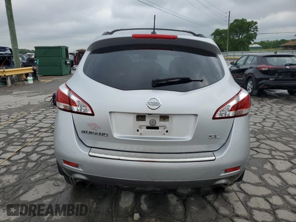 2011 Nissan Murano LE with VIN JN8AZ1MU0BW064055, listed as a Copart auction lot 54583325 with 200,983 mi miles and Salvage Title. Bid and sale history available at DreamBid. Image 6.