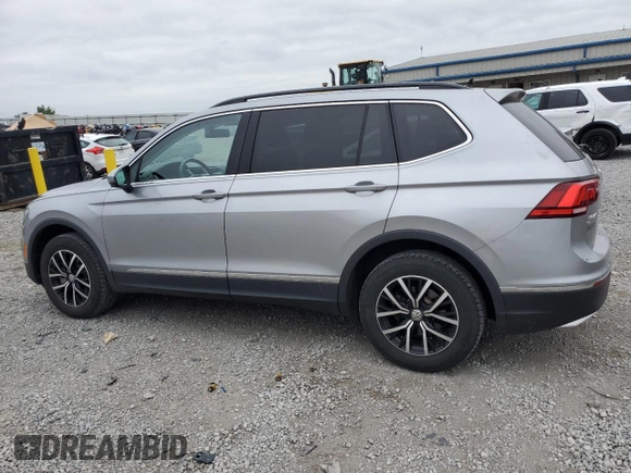 2021 Volkswagen Tiguan SE with VIN 3VV3B7AX8MM058499, listed as a Copart auction lot 57127595 with 78,141 mi miles and Salvage title. Bid and sale history available at DreamBid. Image 2.