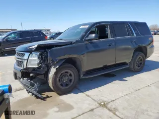 2020 Chevrolet Tahoe Commercial with VIN 1GNLCDEC7LR240636, listed as a Copart auction lot 48174515 with 103,502 mi miles and Salvage Title. Bid and sale history available at carsss.com. Image 1.
