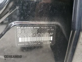 2018 Mitsubishi Mirage ES z VIN ML32F3FJ5JHF13696, wystawiony jako Copart lot #54681104 z przebiegiem 125 790 mil mil oraz Szkoda całkowita • Salvage title. Historia ofert i sprzedaży dostępna na DreamBid. Obrazek 12.