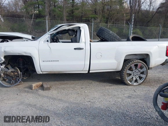 2015 Chevrolet Silverado 1500 Work Truck with VIN 1GCNCPEH6FZ437333, listed as a IAAI auction lot 41866525 with 76,526 mi miles and . Bid and sale history available at DreamBid. Image 15.