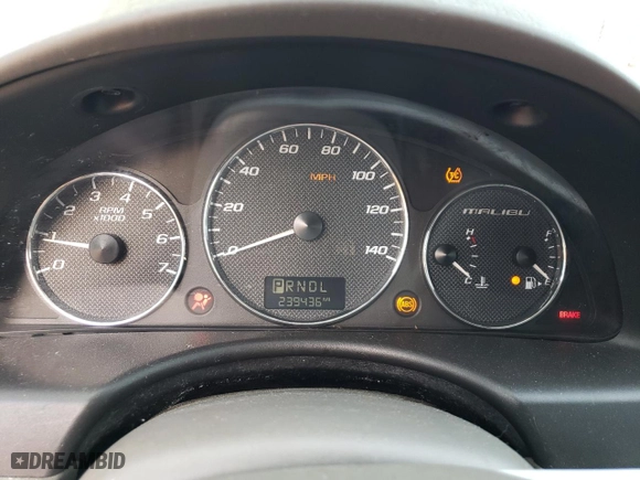 2007 Chevrolet Malibu LT w/2LT with VIN 1G1ZT58N87F304804, listed as a Copart auction lot 44186005 with 239,436 mi miles and Salvage Title. Bid and sale history available at carsss.com. Image 9.