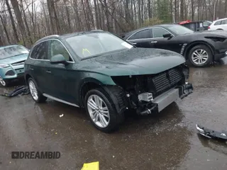 2018 Audi Q5 Premium Plus with VIN WA1BNAFY2J2232886, listed as a IAAI auction lot 41953018 with 30,096 mi miles. Bid and sale history available at carsss.com. Image 1.