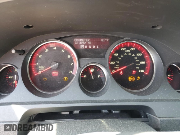 2012 GMC Acadia SLE z VIN 1GKKRPED5CJ368857, wystawiony jako Copart lot #53406345 z przebiegiem 121 092 mil mil oraz Szkoda całkowita • Salvage title. Historia ofert i sprzedaży dostępna na DreamBid. Obrazek 9.