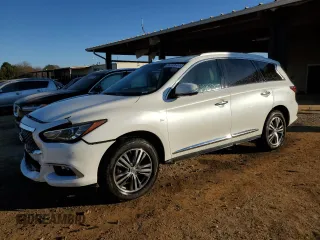 2016 Infiniti QX60 with VIN 5N1AL0MM4GC512583, listed as a Copart auction lot 85590684 with 148,034 mi miles and Salvage Title. Bid and sale history available at DreamBid. Image 1.
