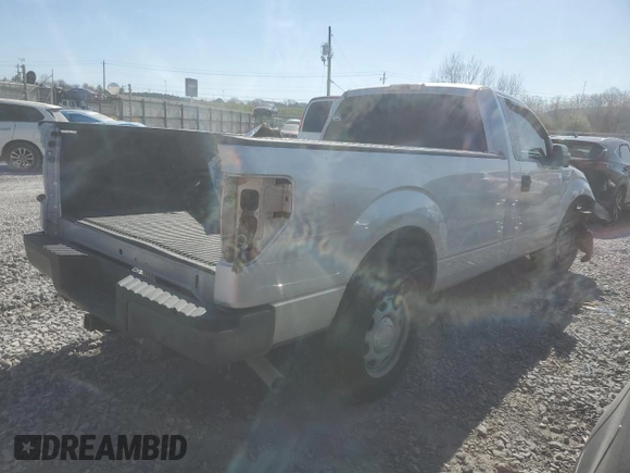 2012 Ford F-150 XL with VIN 1FTNF1CF7CKE25038, listed as a Copart auction lot 48406055 with Not provided miles and Salvage title. Bid and sale history available at DreamBid. Image 3.