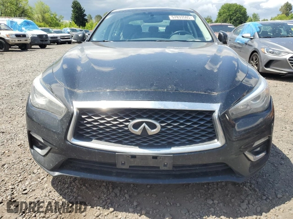 2018 Infiniti Q50 Luxe z VIN JN1EV7AR4JM440636, wystawiony jako Copart lot #57833505 z przebiegiem 112 754 mil mil oraz Czysty tytuł • Clean title. Historia ofert i sprzedaży dostępna na DreamBid. Obrazek 5.