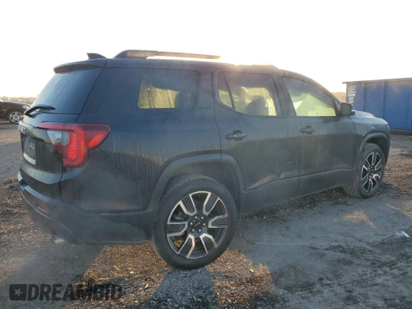 2021 GMC Acadia SLE with VIN 1GKKNKLAXMZ210430, listed as a Copart auction lot 48597855 with 47,711 mi miles and Salvage Title. Bid and sale history available at DreamBid. Image 3.