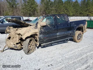2020 GMC Sierra 1500 AT4 with VIN 1GTP9EEL9LZ359724, listed as a Copart auction lot 50170725 with 0 mi miles and Salvage Title. Bid and sale history available at carsss.com. Image 1.