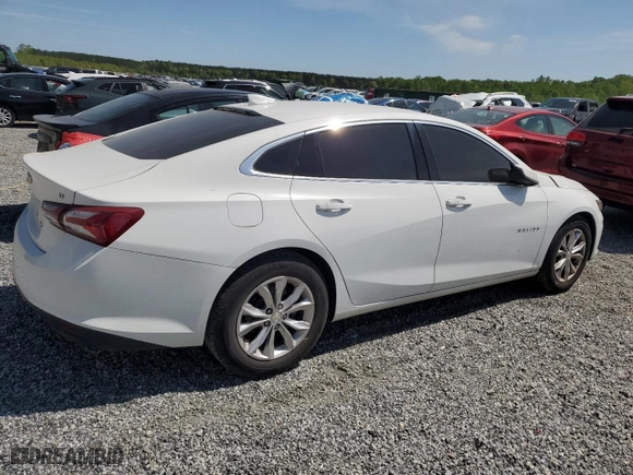 2020 Chevrolet Malibu LT with VIN 1G1ZD5STXLF019374, listed as a Copart auction lot 53760185 with 128,741 mi miles and Clean Title. Bid and sale history available at carsss.com. Image 3.