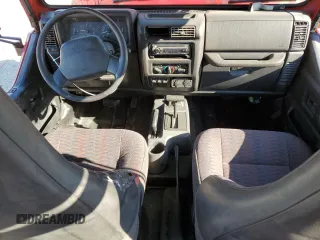 1999 Jeep Wrangler SE with VIN 1J4FY29P8XP483909, listed as a Copart auction lot 48679555 with 168,708 mi miles and Salvage title. Bid and sale history available at DreamBid. Image 8.