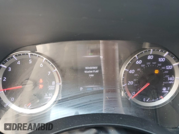 2020 Toyota Highlander LE with VIN 5TDZZRAH6LS503801, listed as a Copart auction lot 47546565 with 86,379 mi miles and Salvage title. Bid and sale history available at DreamBid. Image 9.