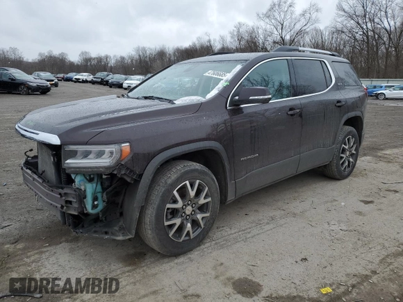 2021 GMC Acadia SLE with VIN 1GKKNRLS1MZ114350, listed as a Copart auction lot 47606685 with 78,538 mi miles and Salvage title. Bid and sale history available at DreamBid. Image 1.