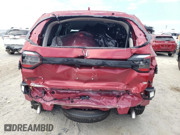2023 Honda Pilot EX-L with VIN 5FNYG1H59PB020537, listed as a Copart auction lot 55279445 with 13,253 mi miles and Salvage title. Bid and sale history available at DreamBid. Image 6.