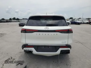 2023 Infiniti QX60 Luxe z VIN 5N1DL1FR4PC353091, wystawiony jako Copart lot #64525105 z przebiegiem Nie podano mil oraz Szkoda całkowita • Salvage title. Historia ofert i sprzedaży dostępna na DreamBid. Obrazek 6.