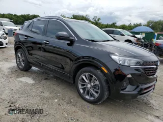 2021 Buick Encore GX Select with VIN KL4MMDS26MB170752, listed as a Copart auction lot 58847145 with 26,631 mi miles and Salvage title. Bid and sale history available at DreamBid. Image 4.