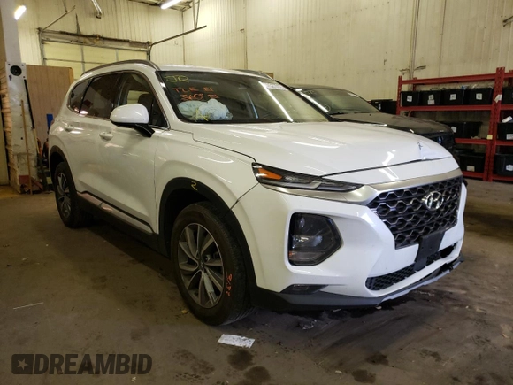 2020 Hyundai Santa Fe SEL with VIN 5NMS3CAD5LH163427, listed as a Copart auction lot 66327012 with 41,612 mi miles. Bid and sale history available at carsss.com. Image 1.