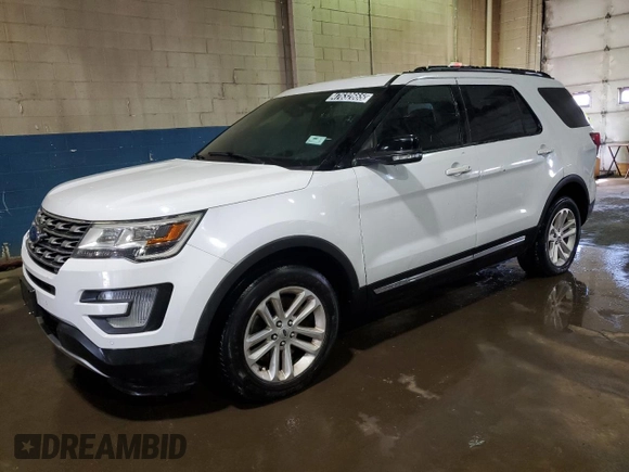 2017 Ford Explorer XLT z VIN 1FM5K7D89HGE38846, wystawiony jako Copart lot #47632665 z przebiegiem 136 169 mil mil oraz Czysty tytuł • Clean title. Historia ofert i sprzedaży dostępna na DreamBid. Obrazek 1.