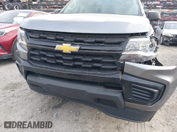 2022 Chevrolet Colorado 2WD Work Truck with VIN 1GCGSBEN4N1319525, listed as a IAAI auction lot 41070216 with 22,337 mi miles and . Bid and sale history available at DreamBid. Image 6.