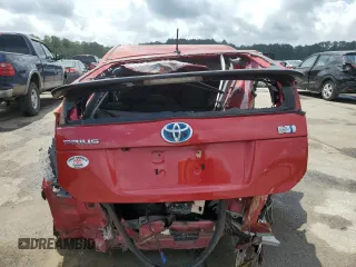 2013 Toyota Prius One with VIN JTDKN3DUXD1640001, listed as a Copart auction lot 53190825 with 0 mi miles and Clean Title. Bid and sale history available at carsss.com. Image 6.