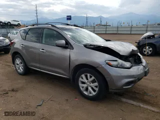 2012 Nissan Murano SV with VIN JN8AZ1MWXCW223585, listed as a Copart auction lot 63911744 with 92,879 mi miles and Salvage Title. Bid and sale history available at carsss.com. Image 4.