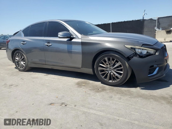 2018 Infiniti Q50 Luxe с VIN JN1EV7AP1JM353078, выставлен на аукционе Copart как лот 53455275 с пробегом 150 790 миль миль и Списание • Salvage title. История ставок и продаж доступна на DreamBid. Изображение 4.