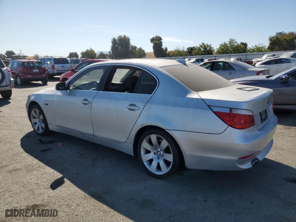 2004 BMW 5 Series 525i with VIN WBANA53594B174244, listed as a Copart auction lot 72442674 with 257,746 mi miles and Salvage Title. Bid and sale history available at carsss.com. Image 2.