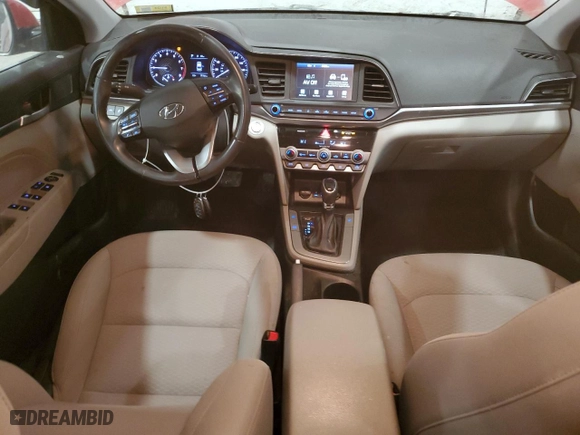 2019 Hyundai Elantra Preferred with VIN KMHD84LF7KU859840, listed as a Copart auction lot 47560265 with 75,166 mi miles and Salvage Title. Bid and sale history available at carsss.com. Image 8.