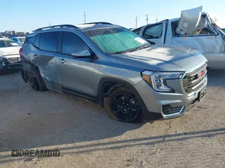 2023 GMC Terrain SLE with VIN 3GKALMEG7PL186419, listed as a IAAI auction lot 41243536 with 24,142 mi miles. Bid and sale history available at carsss.com. Image 1.
