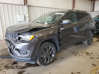 2021 Jeep Compass 80th Anniversary with VIN 3C4NJDEB8MT570616, listed as a Copart auction lot 56180625 with 36,278 mi miles and Salvage title. Bid and sale history available at DreamBid. Image 1.