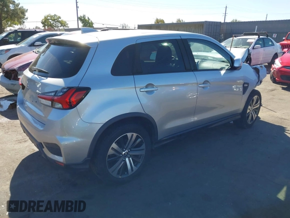 2020 Mitsubishi Outlander Sport ES 2.0 with VIN JA4AR3AUXLU025525, listed as a IAAI auction lot 40648521 with 103,306 mi miles. Bid and sale history available at carsss.com. Image 4.