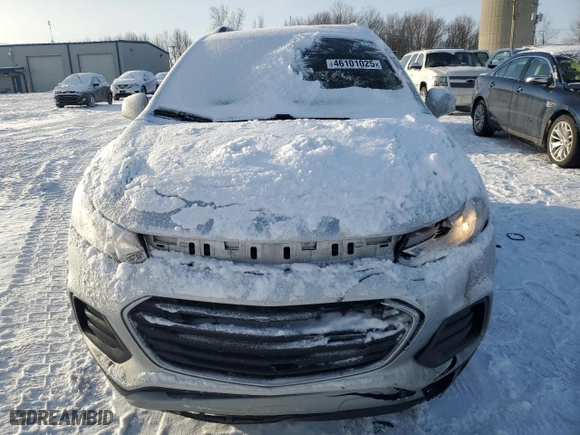 2020 Chevrolet Trax LT with VIN KL7CJLSB3LB319828, listed as a Copart auction lot 46101025 with 53,671 mi miles and Salvage Title. Bid and sale history available at carsss.com. Image 5.