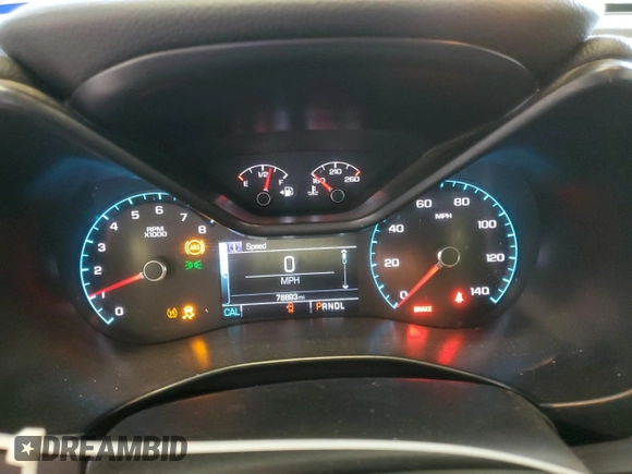 2018 Chevrolet Colorado 2WD LT with VIN 1GCGSCEAXJ1119519, listed as a Copart auction lot 80080784 with 78,893 mi miles and Clean Title. Bid and sale history available at DreamBid. Image 9.