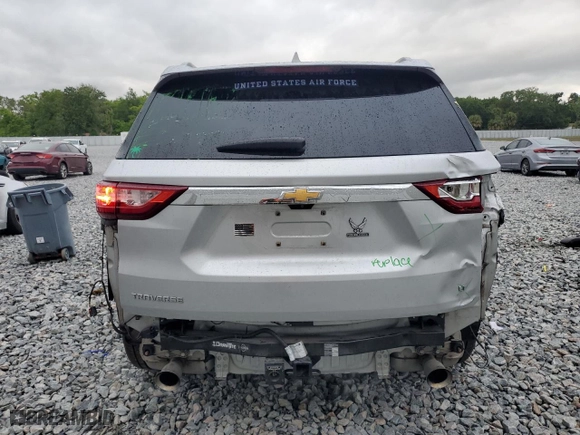 2018 Chevrolet Traverse LT Leather with VIN 1GNERHKW2JJ144180, listed as a Copart auction lot 51985195 with 93,371 mi miles and Salvage Title. Bid and sale history available at carsss.com. Image 6.