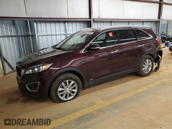 2018 Kia Sorento LX with VIN 5XYPGDA34JG415439, listed as a Copart auction lot 47935795 with 96,866 mi miles and Salvage Title. Bid and sale history available at carsss.com. Image 1.